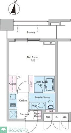レジディア文京音羽IIの物件間取画像